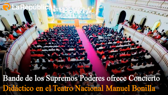  Bande de los Supremos Poderes ofrece Concierto Didáctico en el Teatro Nacional Manuel Bonilla - Cover Image